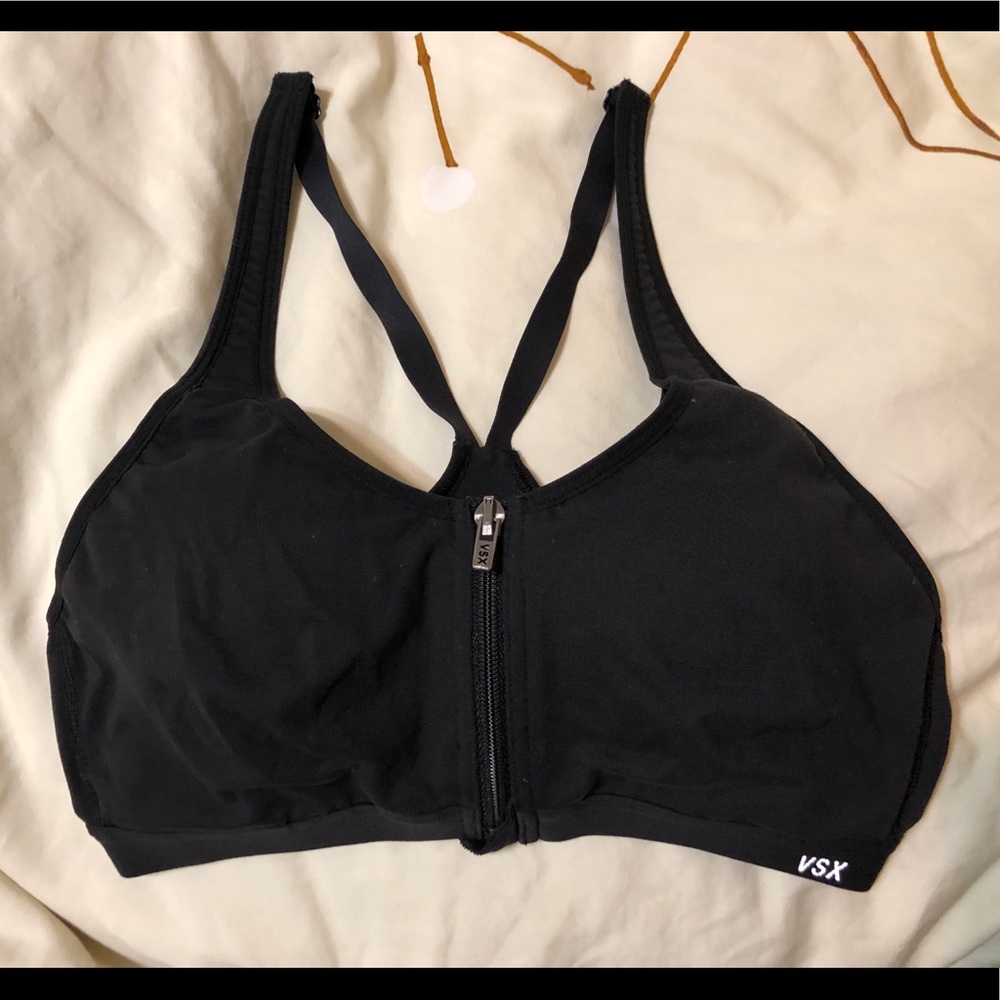 Victoria’s Secret underwire sports bra.